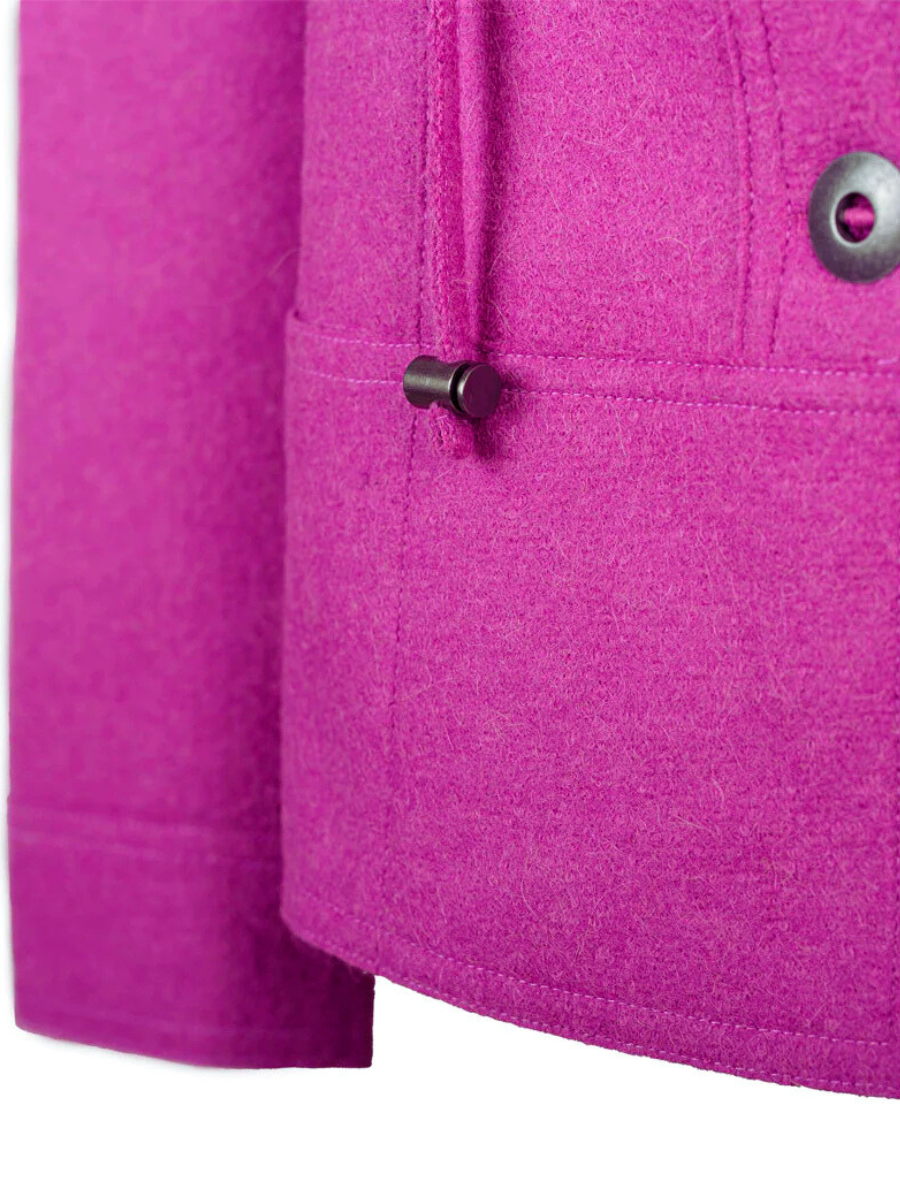 Baby Alpaca Jeanne jacket in lilac - QINTI The Peruvian Shop