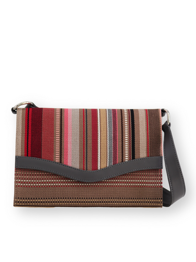 Handwoven Onda Handbag with Leather - QINTI The Peruvian Shop