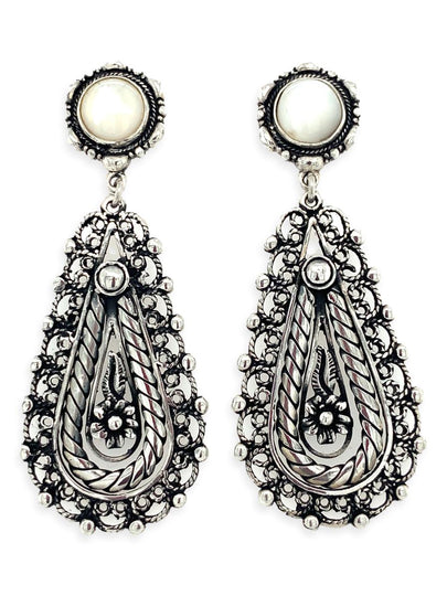 Mother-of-Pearl Teardrop Earrings