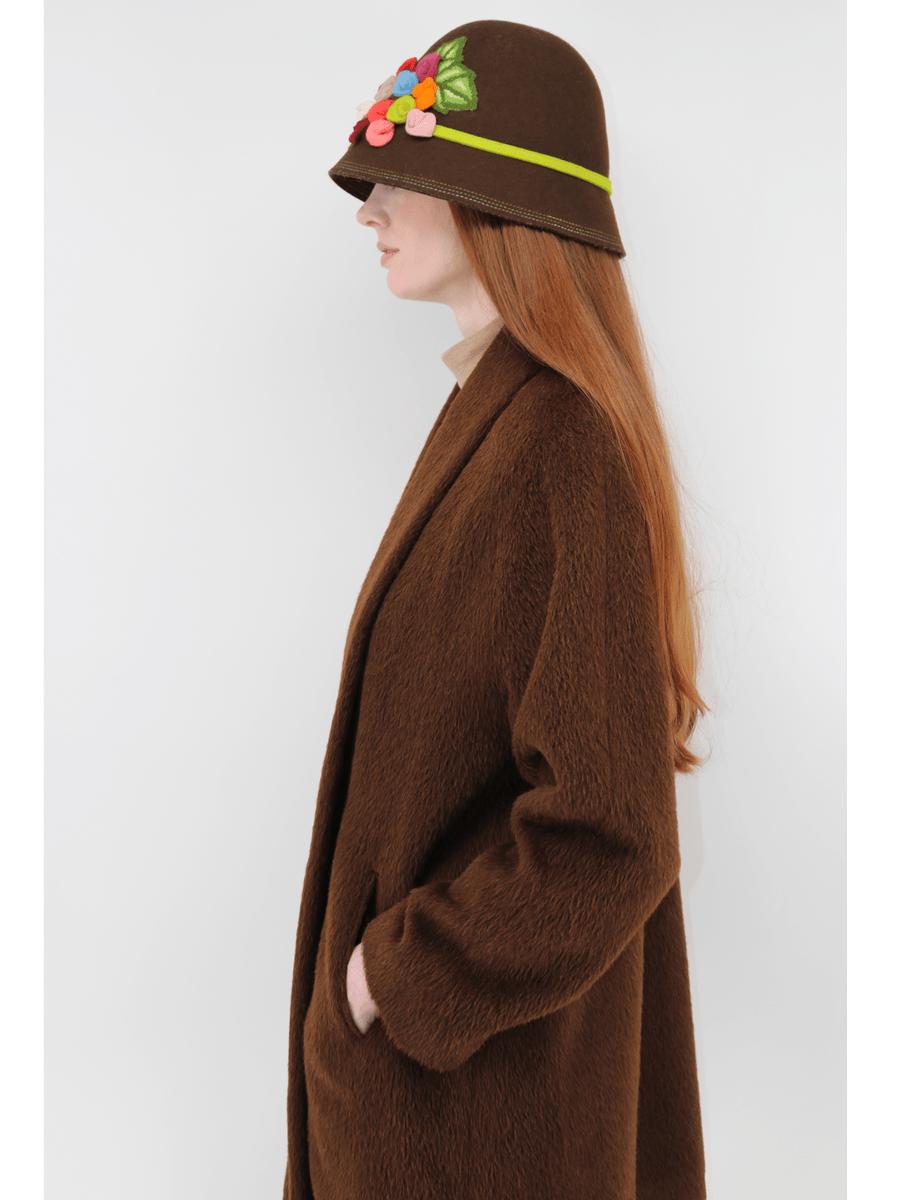 Suri Alpaca Swing Coat - Qinti - The Peruvian Shop