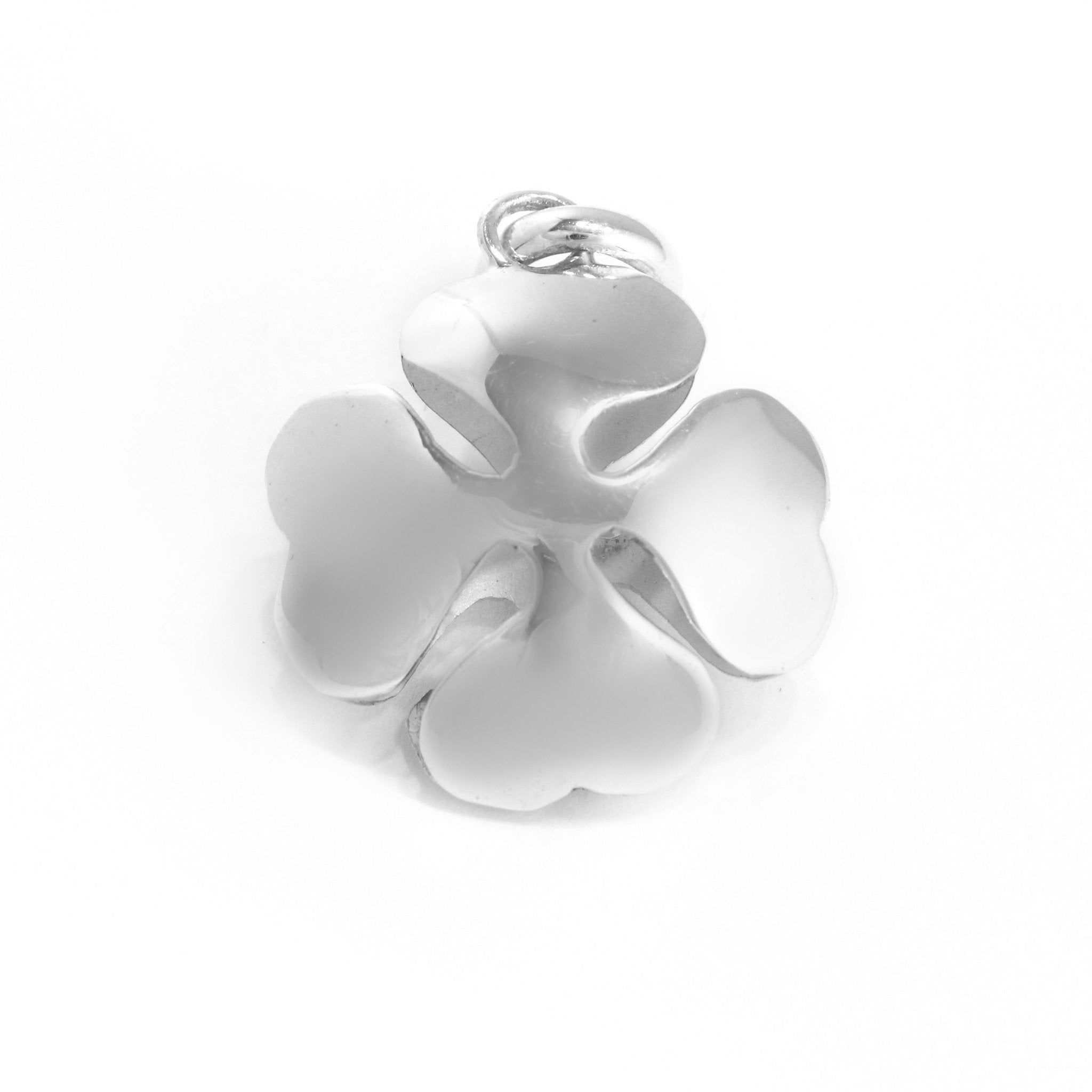 Sterling Silver Four Leaf Clover Necklace