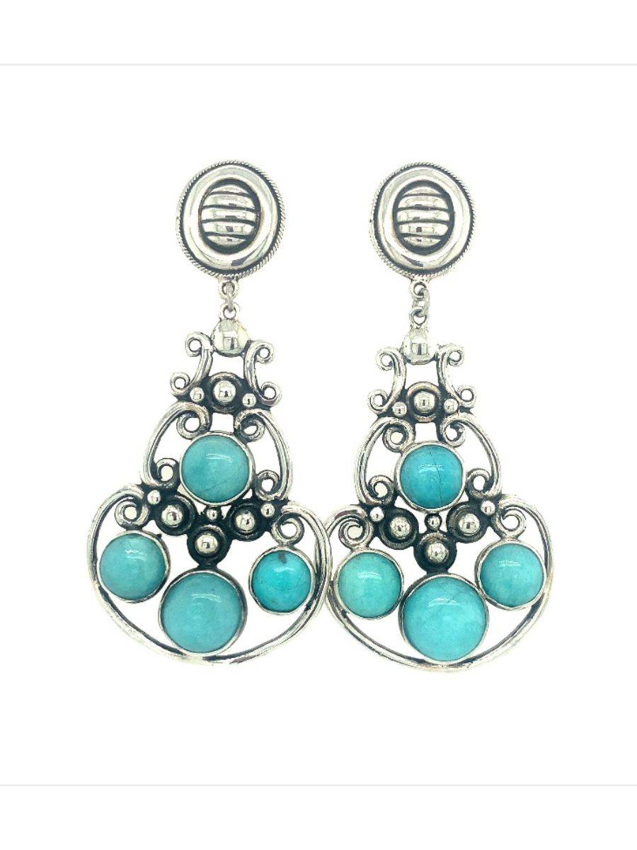 Amazonite Chandelier Earrings