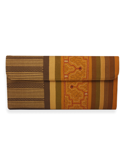 Large Rectangular Clutch 2 - Shipibo Textile Collection